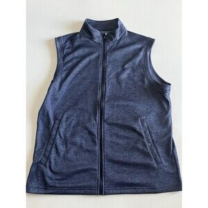 Pro Tour Cool Play Men’s Full Zip Vest Blue Two Pockets Medium